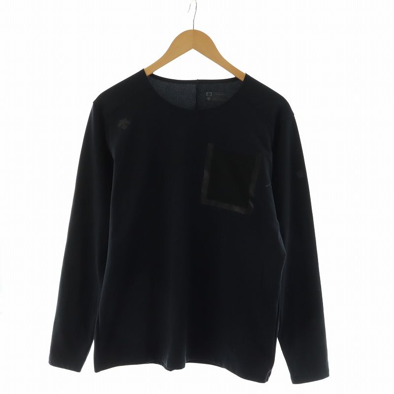 DESCENTE デサント S.F.TECH ロゴ総柄 バックロゴ フルジップ
