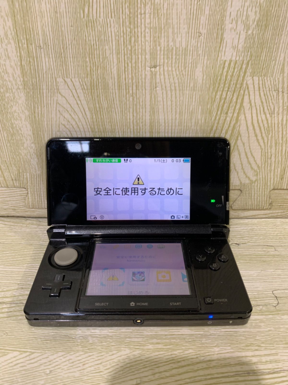 動作確認済み 3DS 本体 黒 ブラック 初期化済み - コアラショップ