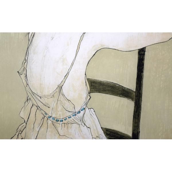 ジャン・ジャンセン(Jean Jansem)「バラ色のペチコートの少女