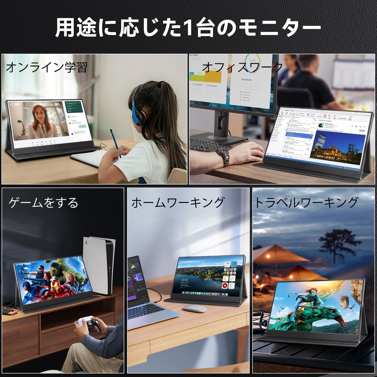 ポータブルディスプレイ