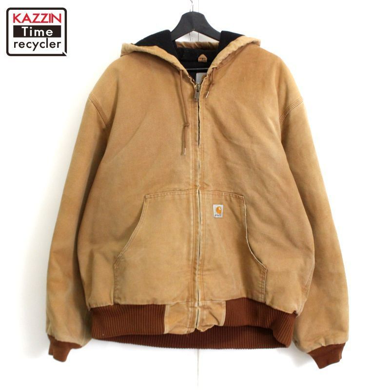00s USA製 Carhartt アクティブパーカー ダック ジャケット メンズ