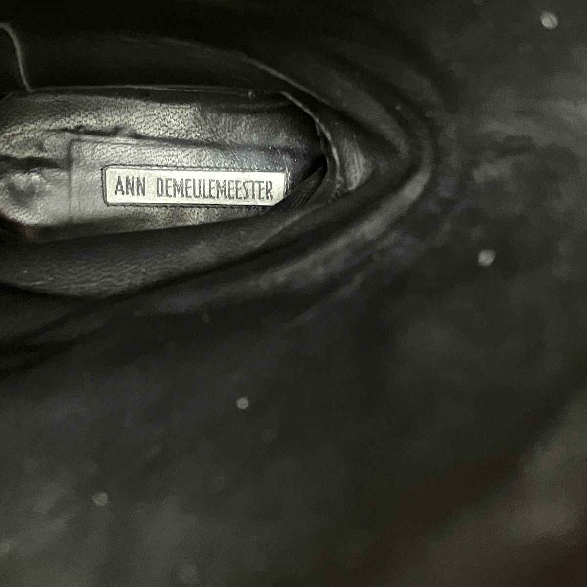 $$ ann demeulemeester レディース ロングブーツ SIZE38 ブラック KIN-KAAI_COM