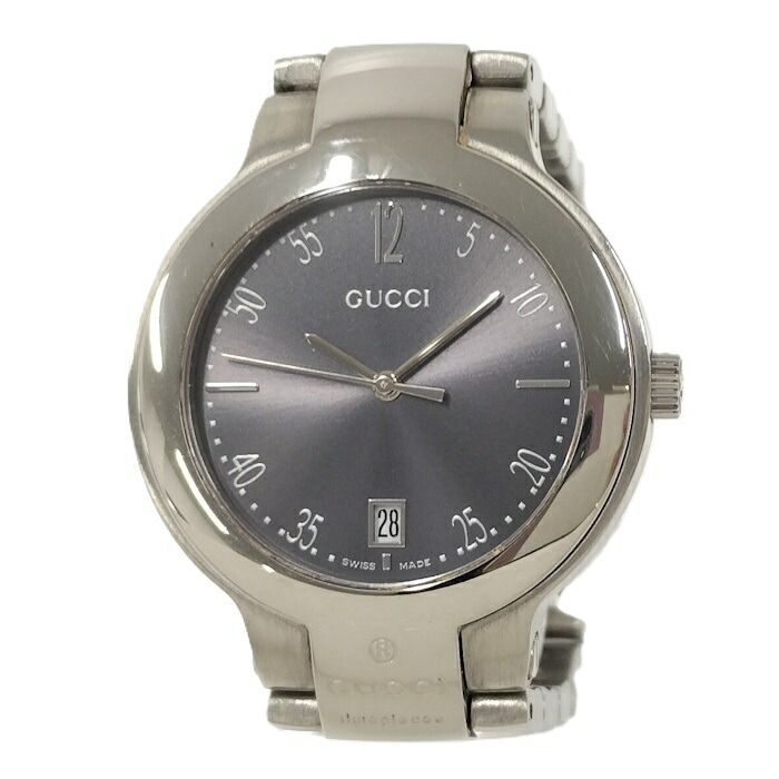 GUCCI グッチ 8900M 腕時計 クォーツ グレー文字盤 GUCCI 腕時計 メンズ クオーツ SS グレー文字盤 8900M - メルカリ