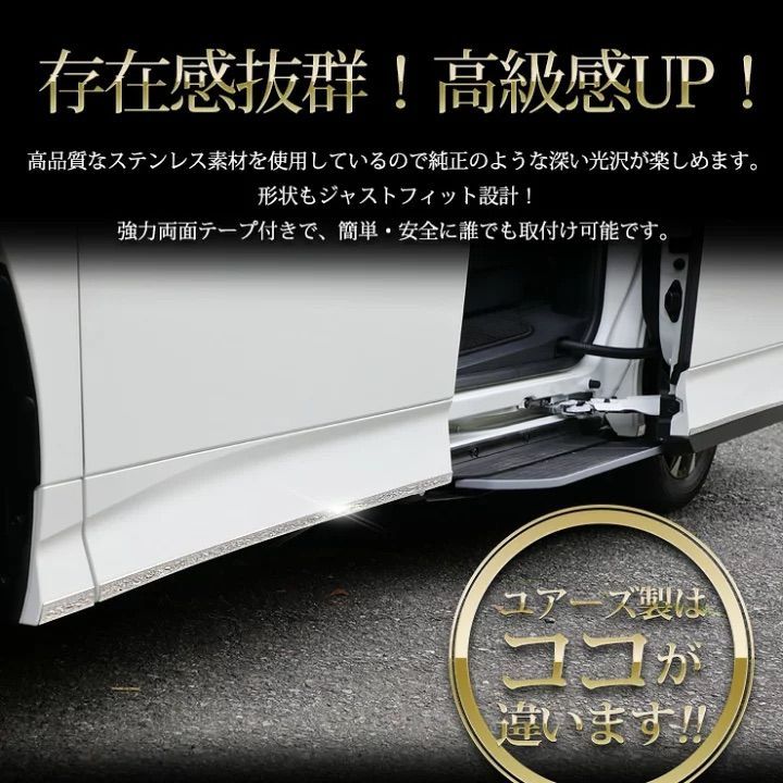 ユアーズ 90系 ヴォクシー ノア サイドガーニッシュ 12PCS BRIGHTFACE_UK