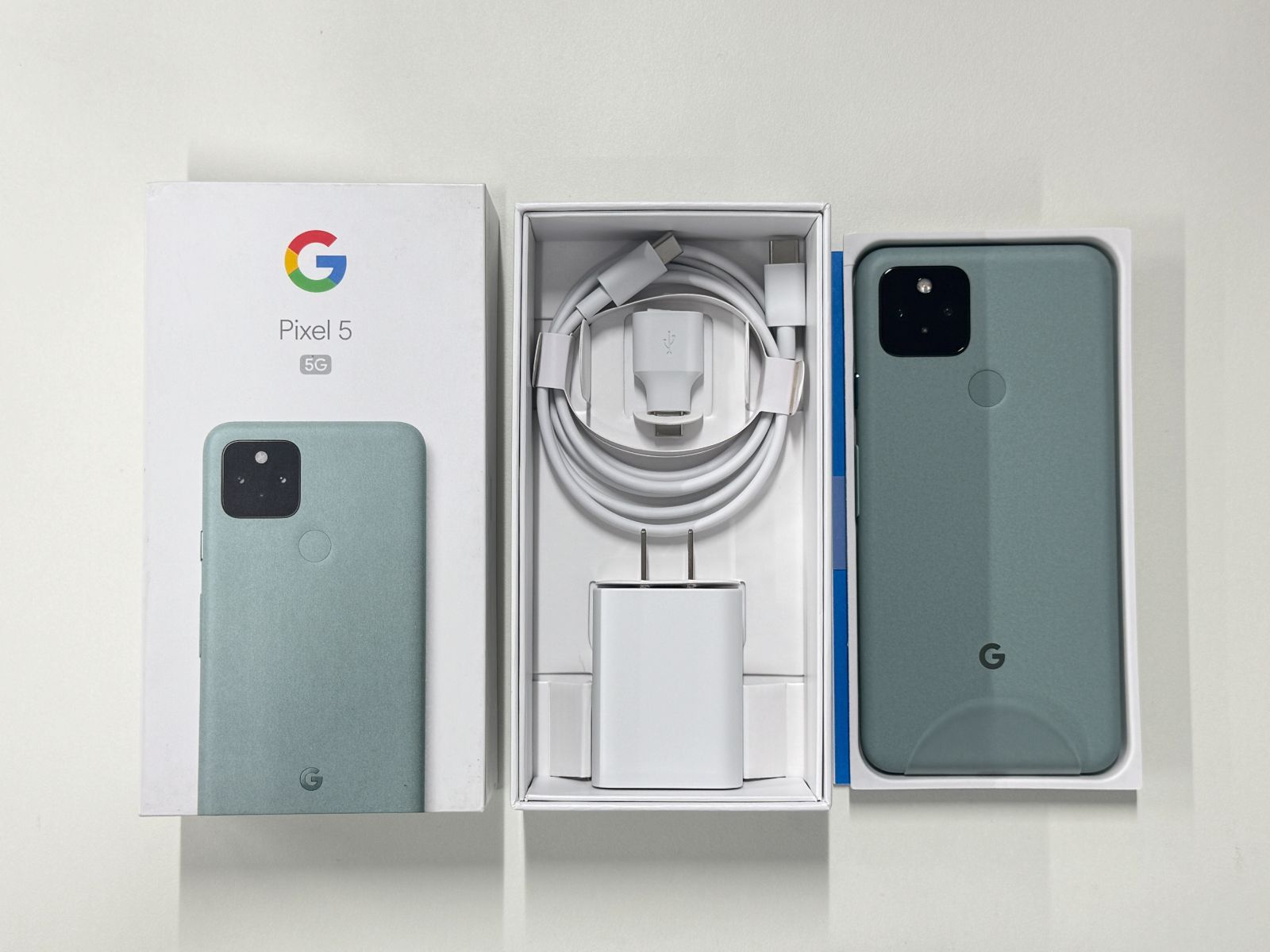 未使用品」SIMフリー Google Pixel 5 128GB [Sorta Sage] 本体