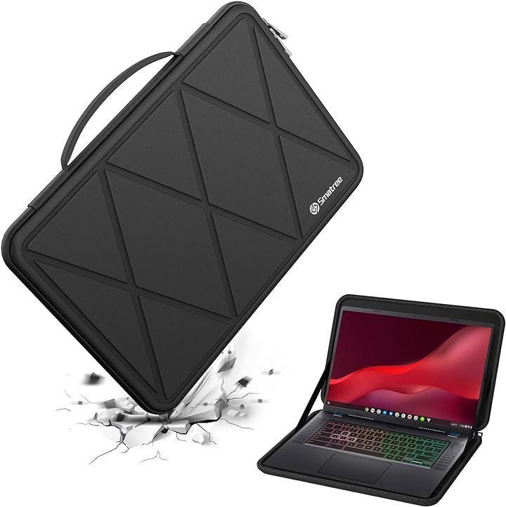 Smatree ハードEVA保護スリーブケース 16インチ Acer Chromebook 516 GE - CBG516-1H-53TY M89( Black，  For Acer 16インチ（M89）)