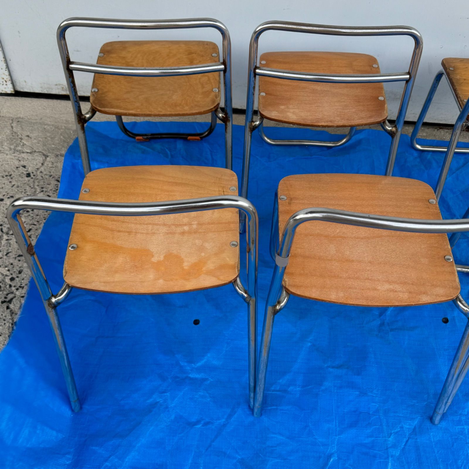 イス 学研 子供用 幼児用チェアー 残り4脚 幼稚園 保育園 託児所等（④  