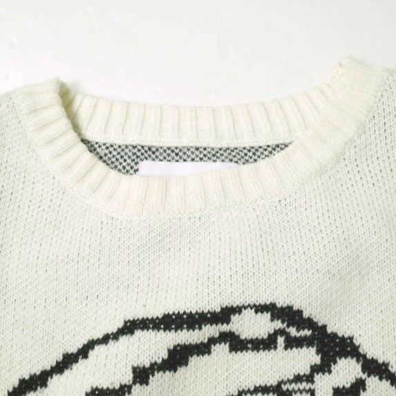 HELIOT EMIL エリオットエミル 17AW Face Knitted Sweater フェイス