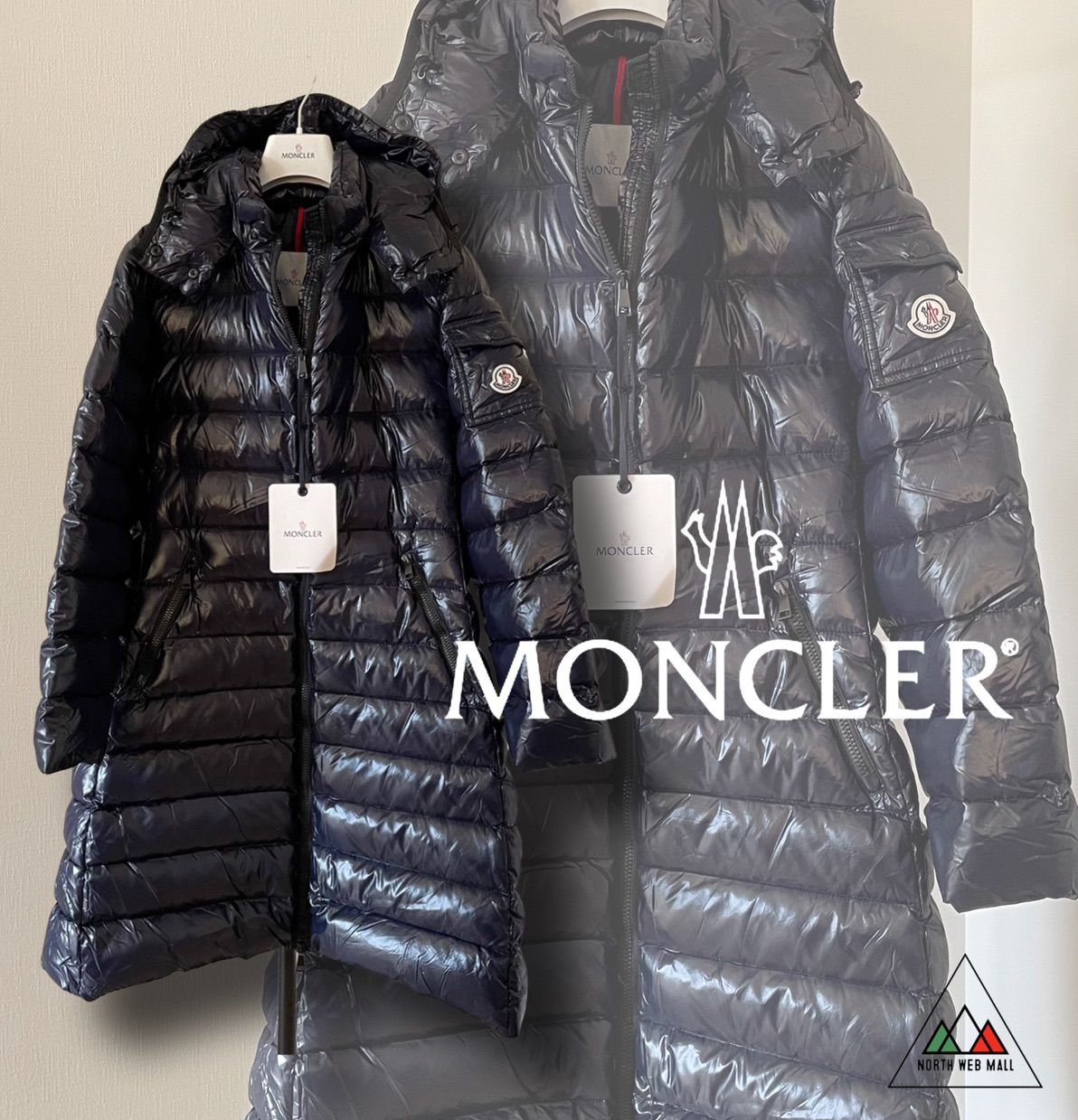 人気の福袋 正規品 新品、未使用 Moncler Moka navy モカ ネイビー