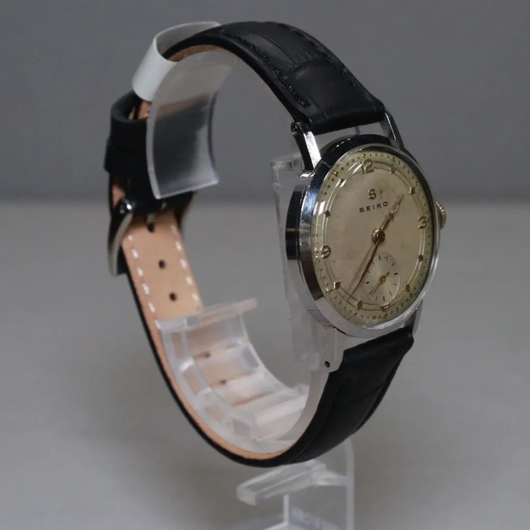 セイコー 昭和初期 スモールセコンド 手巻き 腕時計 OH済【1950年代】SEIKO スモールセコンド 手巻き式 アンティーク品