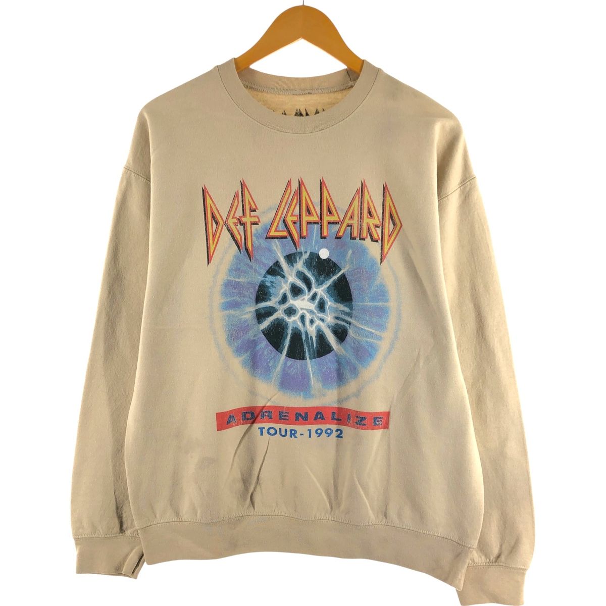 古着 グディトゥスリーブス goodie two sleeves DEF LEPPARD デフレパード バンド スウェットシャツ トレーナー M メンズM相当/eaa468095