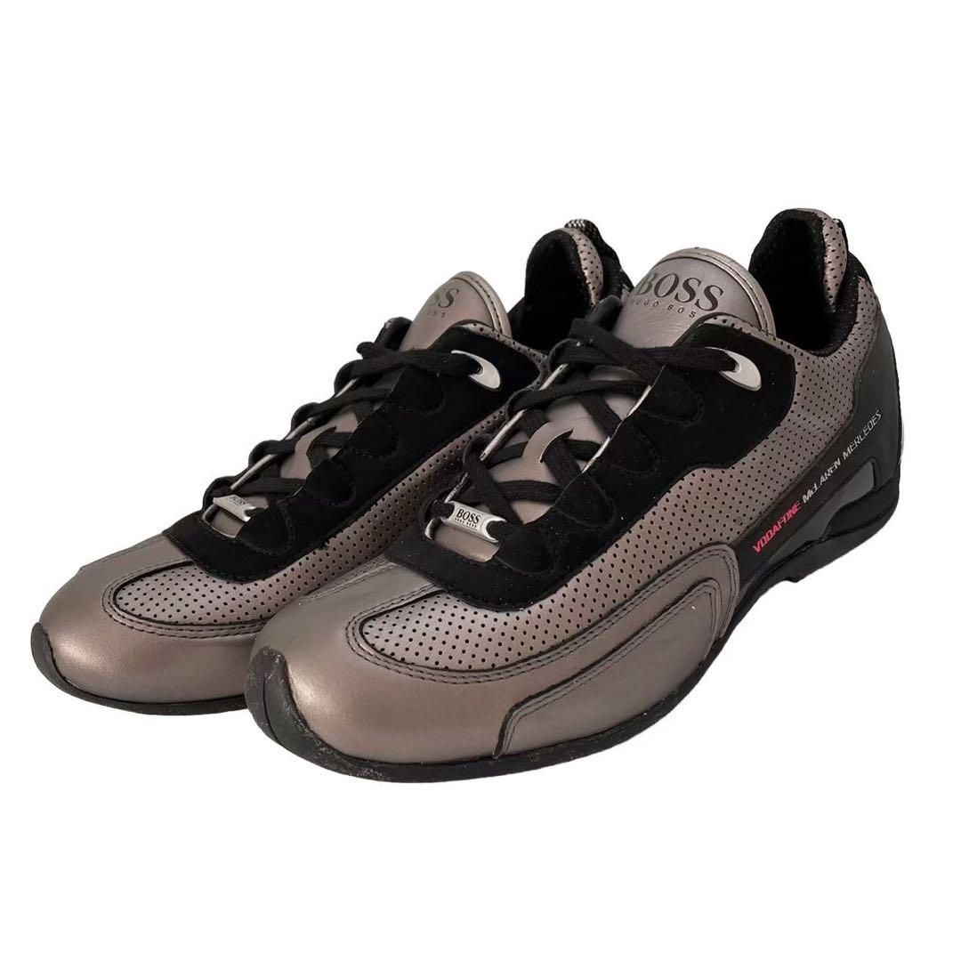 BOSS HUGO BOSS ヒューゴボス スニーカー グレー系50133413 - メルカリ