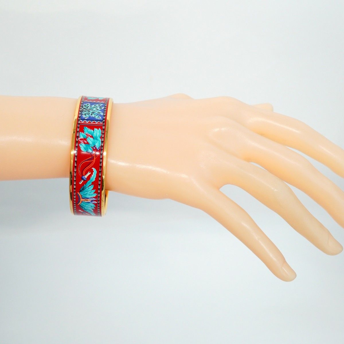 中古】 エルメス ブレスレット エマイユPM メタル 七宝焼き マルチ