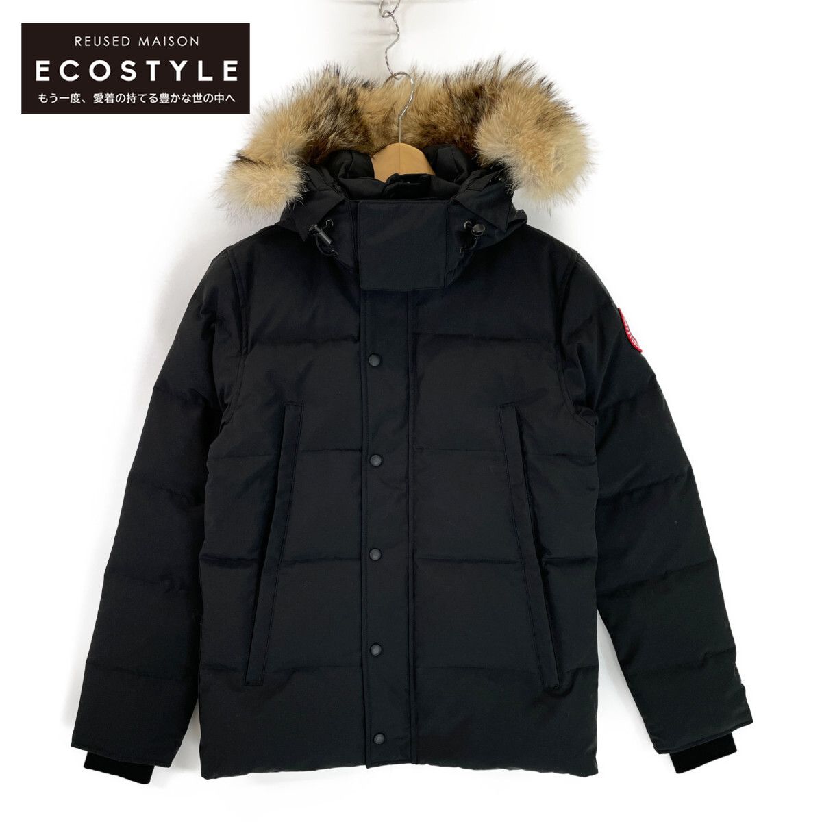 CANADA GOOSE カナダグース 3808M ﾌﾞﾗｯｸ ｳｨﾝﾀﾞﾑﾊﾟｰｶｰ ﾀﾞｳﾝｼﾞｬｹｯﾄ S - メルカリ