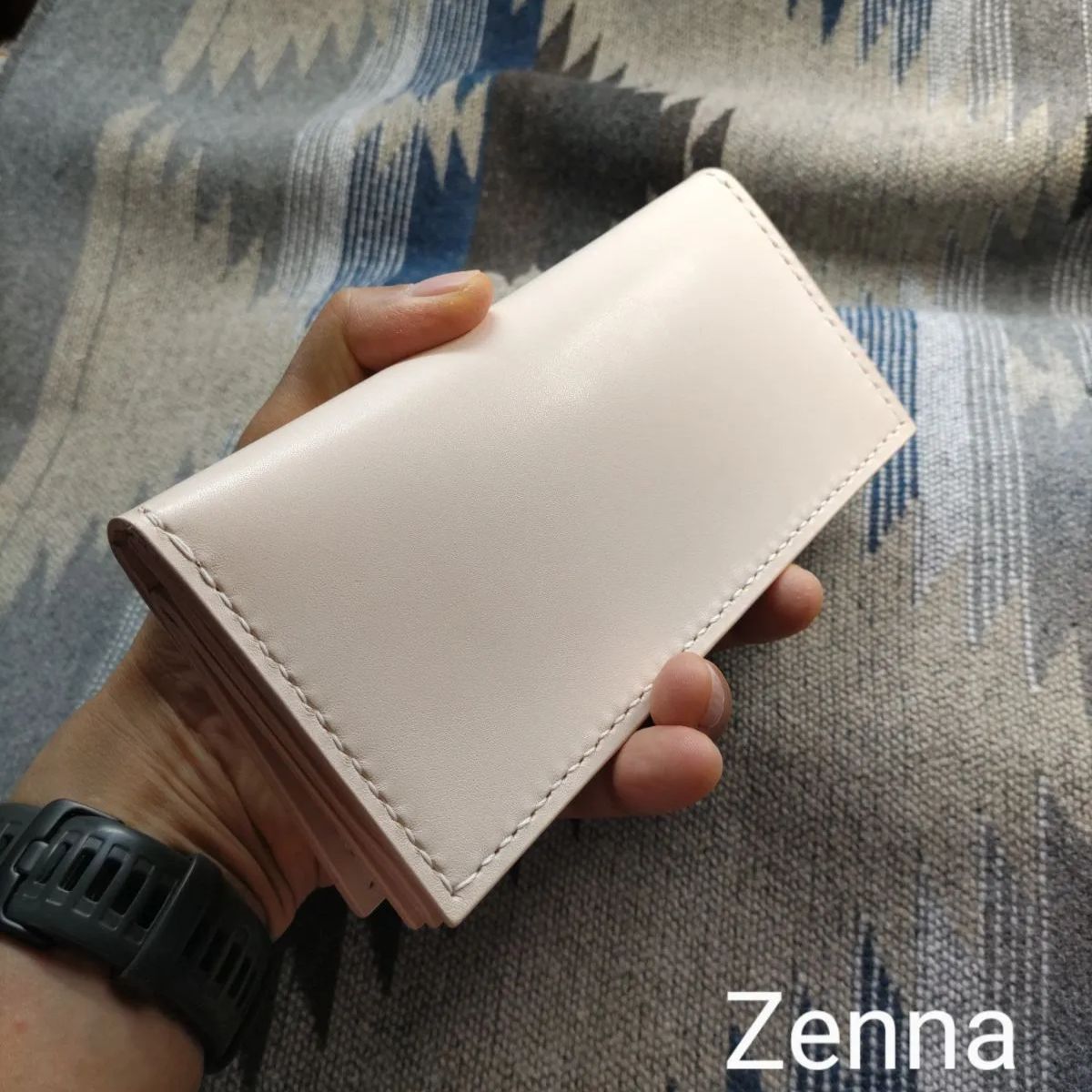 本革 牛革 ハンドメイド 長財布 ロングウォレット no.1042