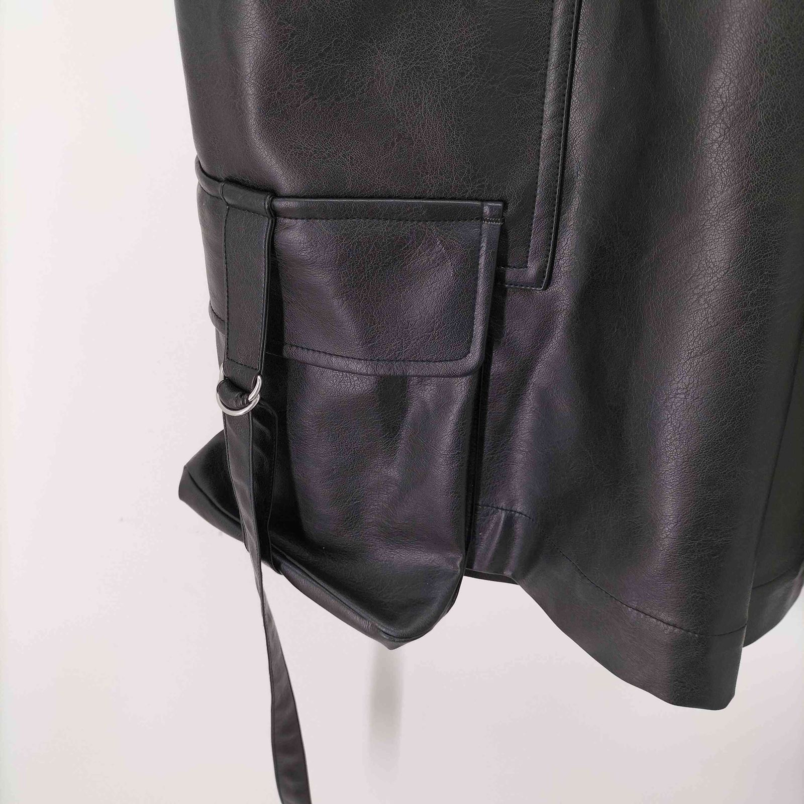 Leather Shorts　Plank　Project　プランクプロジェクト PRANK PROJECT(プランク プロジェクト)｜レザーカーゴショーツ