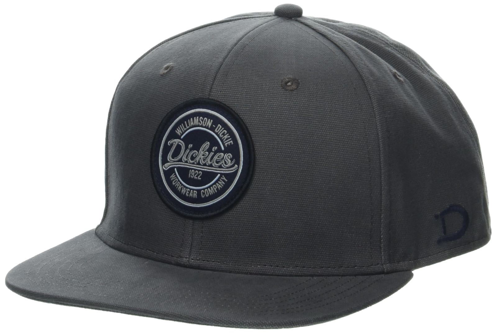 Dickies メンズ フラットビルダックキャップ， グレー， One Size [グレー] [Free Size]