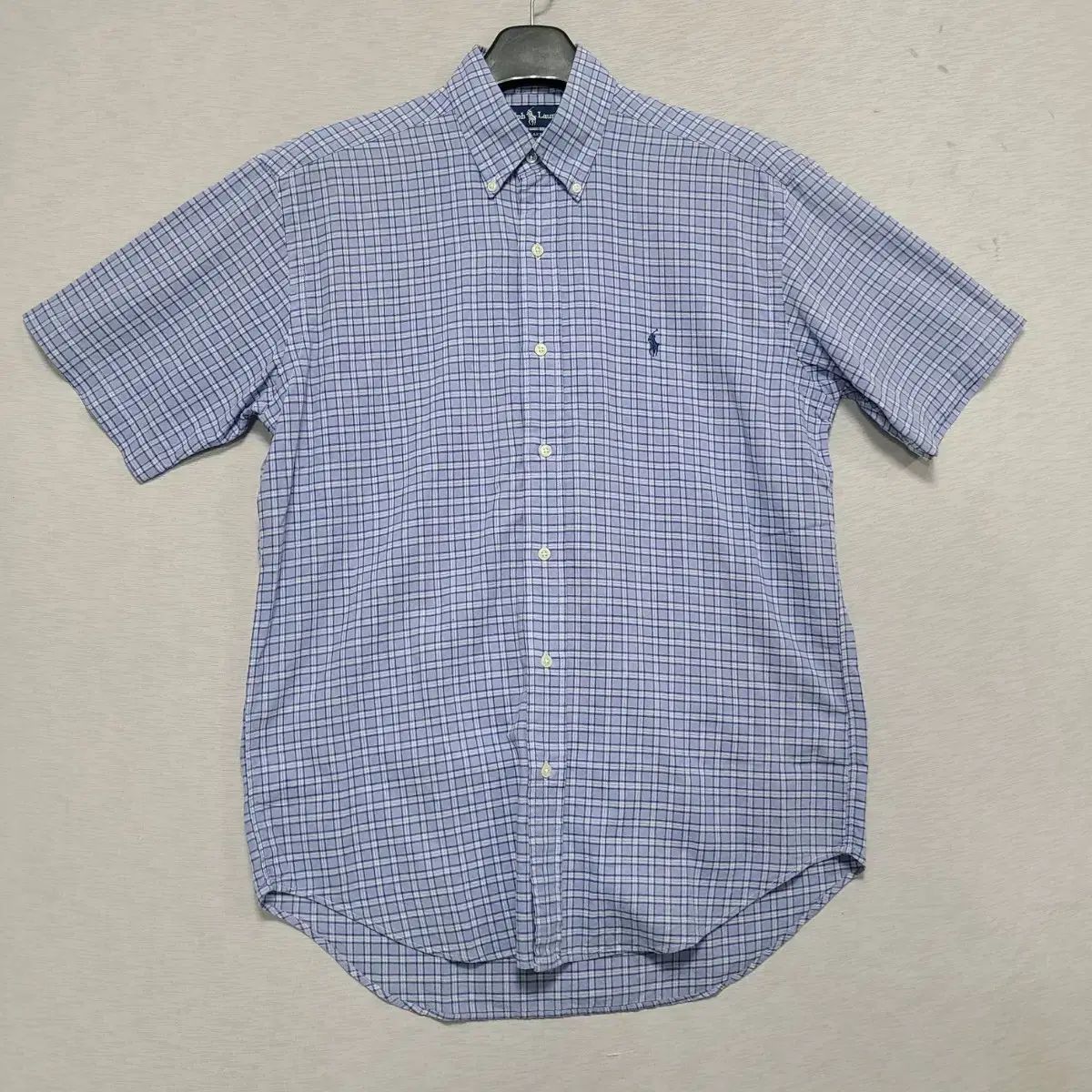 オリジナルハングルテーク ポロ チェックショートスリーブ メンズ 105 ― 0905 別注 ワンポイント刺繍チェックショートスリーブシャツ限定展開