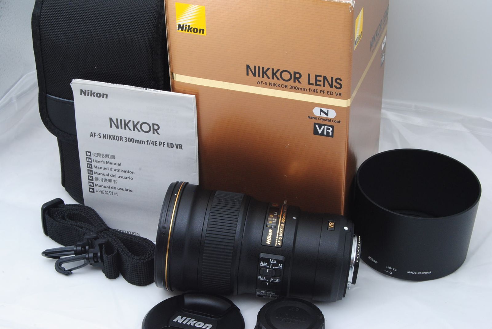 級 Nikon AF-S NIKKOR 300mm f|4E PF ED VR フルサイズ対応 単焦点レンズ AFSVRPF300 4