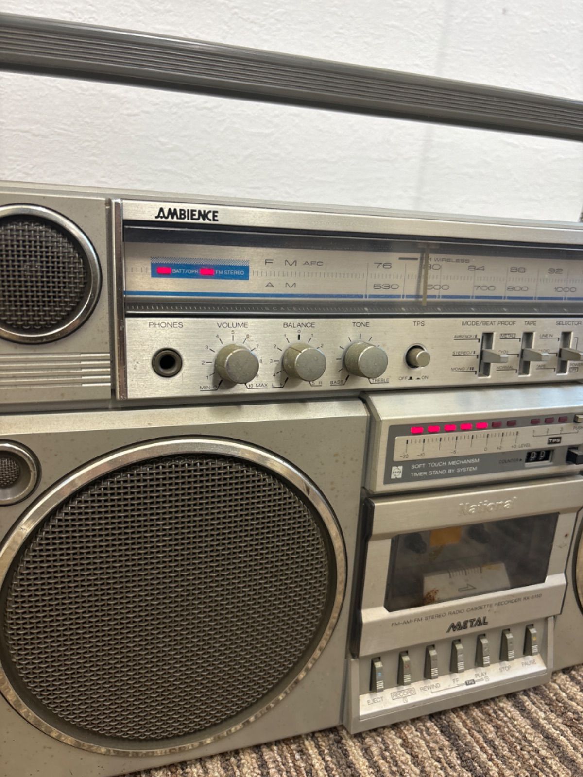 National ナショナル 昭和銘機 AMBIENCE RX-5150 大型ラジカセ