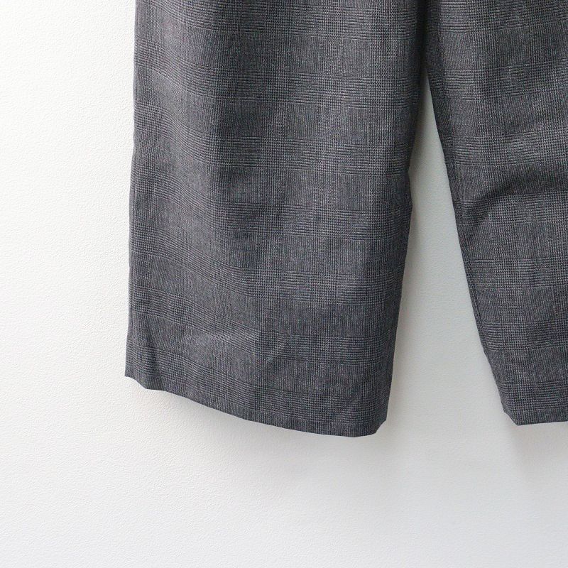 美品 2023AW エンフォルド ENFOLD STRAIGHT-WIDE PANTS 38 