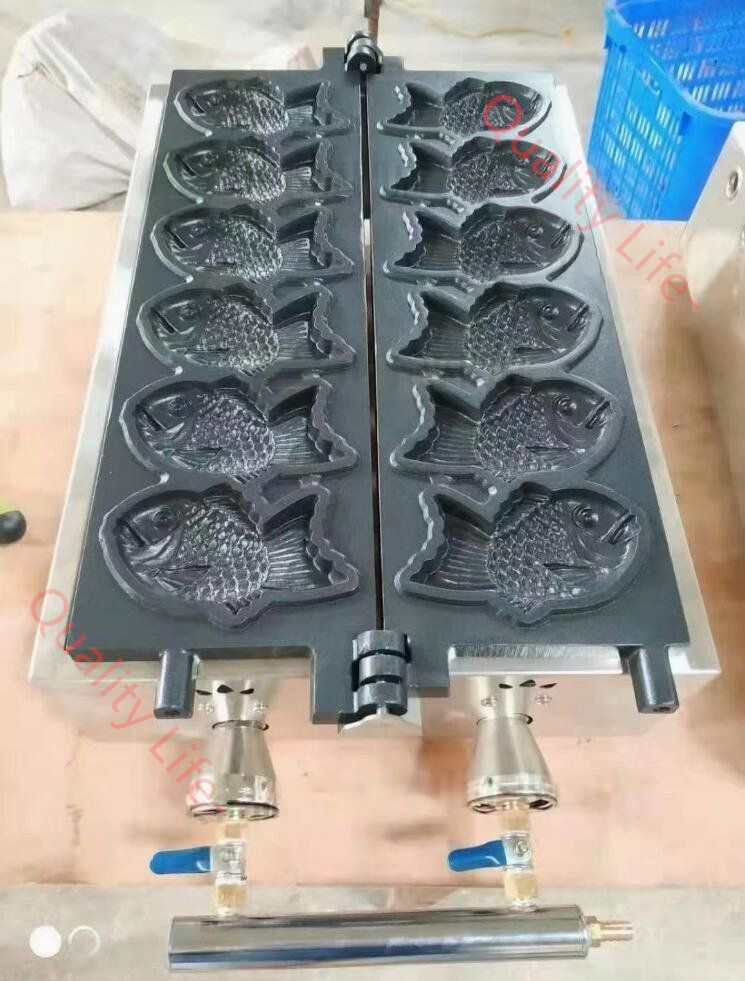 LPガス たい焼き器 6匹 6匹焼ける 鯛焼き器 |業務用|厨房機器|飲食店|店舗用品|屋台|出店