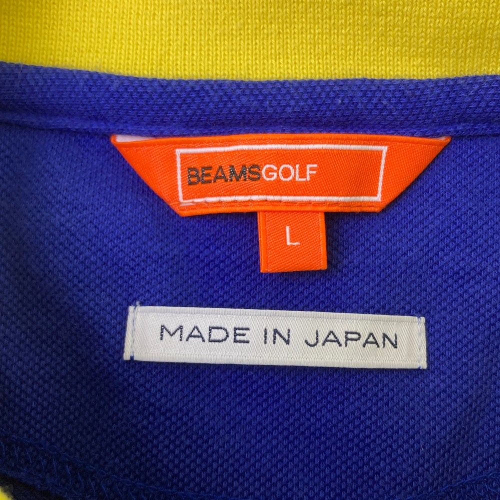 新品未使用【ビームスゴルフ】人気グーフィーコラボ 半袖ゴルフポロシャツL サイズ：L BEAMS GOLF ビームスゴルフ 半袖ポロシャツ