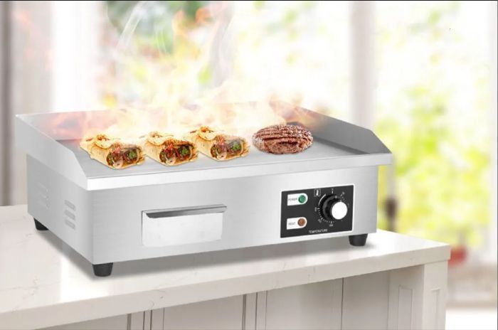 品質保証 電気グリドル 鉄板焼き機 温度調整 100V 業務用 家庭用 卓上 鉄板焼き器 電気式 グリル 厨房機器 焼肉 焼そば お好み焼き