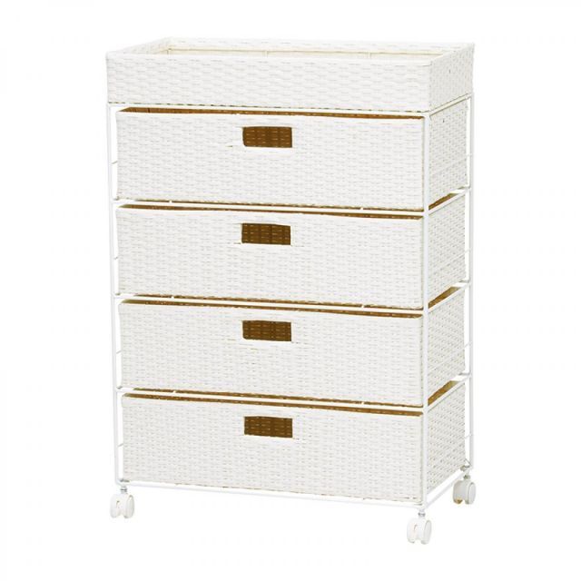 萩原 Hagihara RAN-2413WH ランドリー 新生活 インテリア 家具おしゃれ