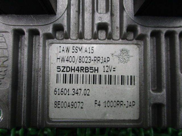 F4 ECU MVアグスタ 純正 中古 バイク 部品 ECM ZCGF610AABV001*** 機能