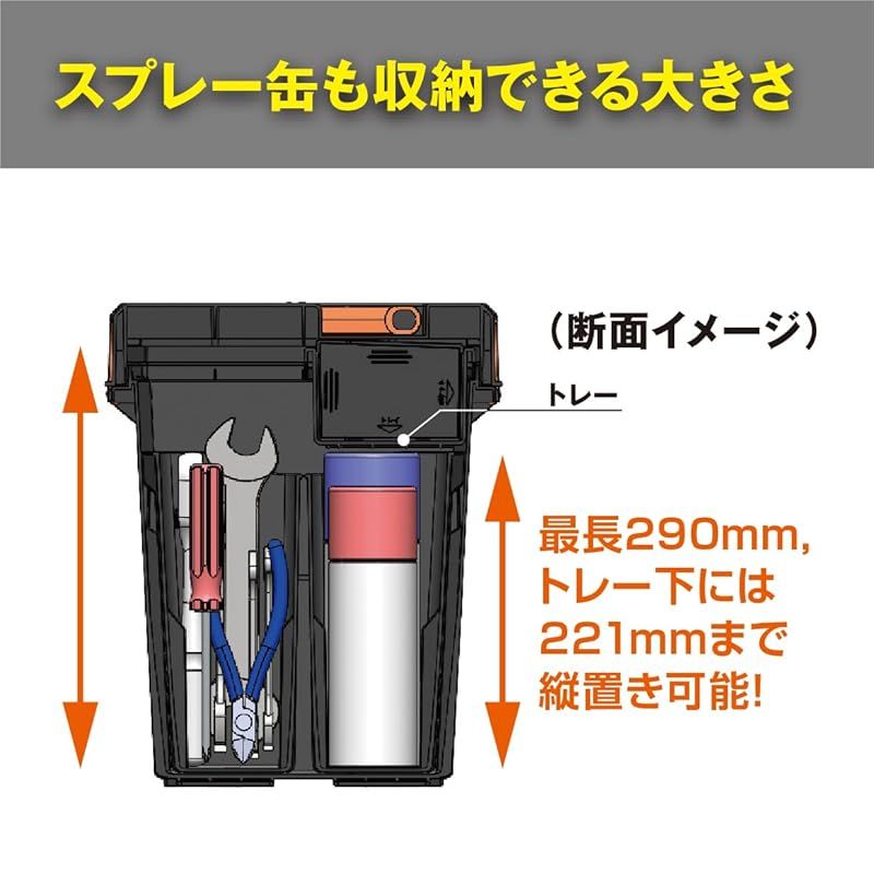 トラスコ 縦入れ収納工具箱