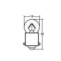 STANLEYスタンレーフォークリフト用電球 48V10W 10個入 A4187