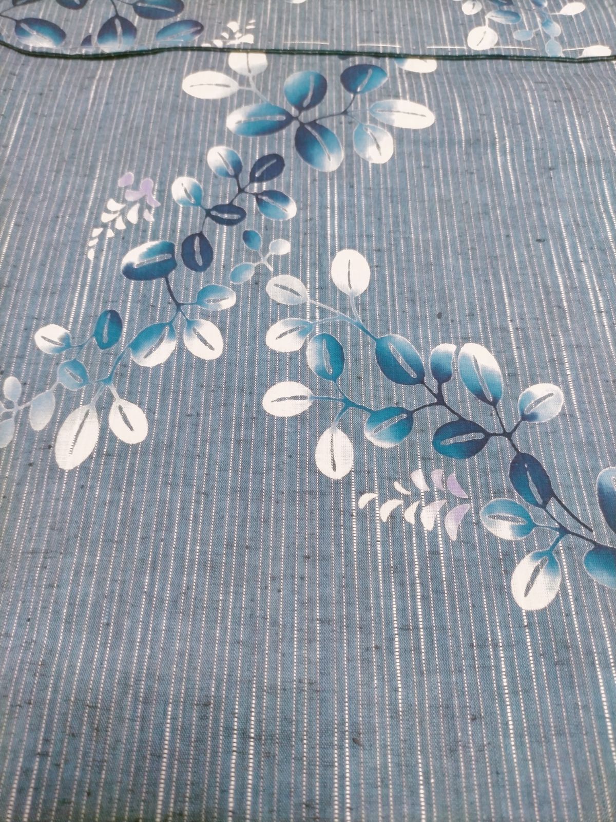 竺仙☆つむぎ浴衣仕立て上がり 美しい キモノ 着物 雑誌