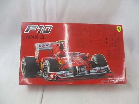 フジミ　1/20　フェラーリ　F10　日本グランプリ　未組み立て フジミ 1/20 フェラーリ F10 日本グランプリ 未組み立ての通販
