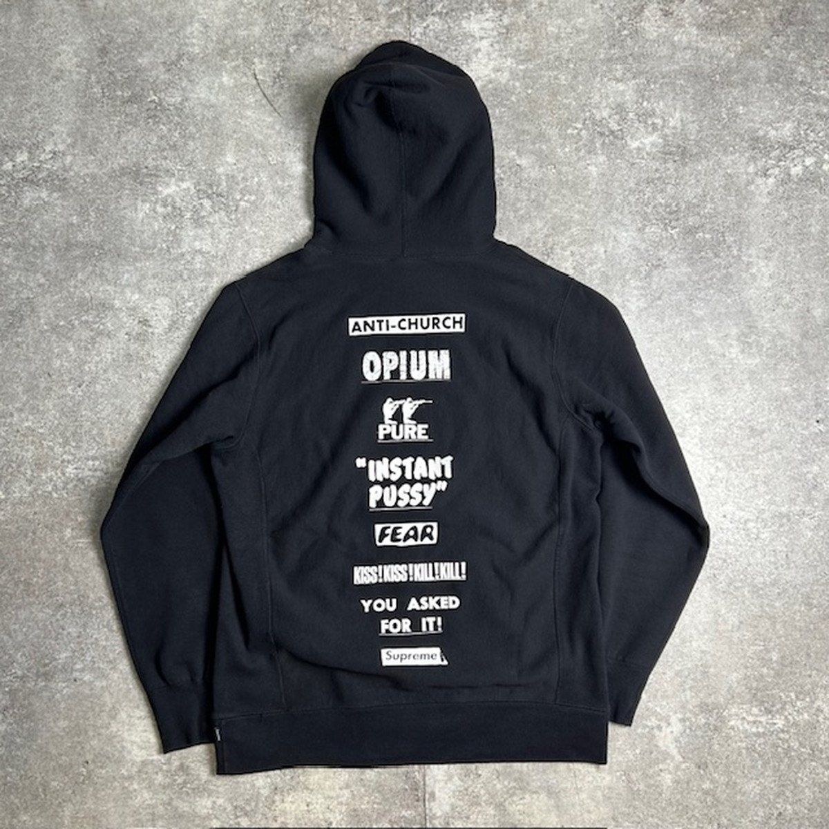supreme シュプリーム 16SS PURE FEAR HOODED SWEATSHIRT