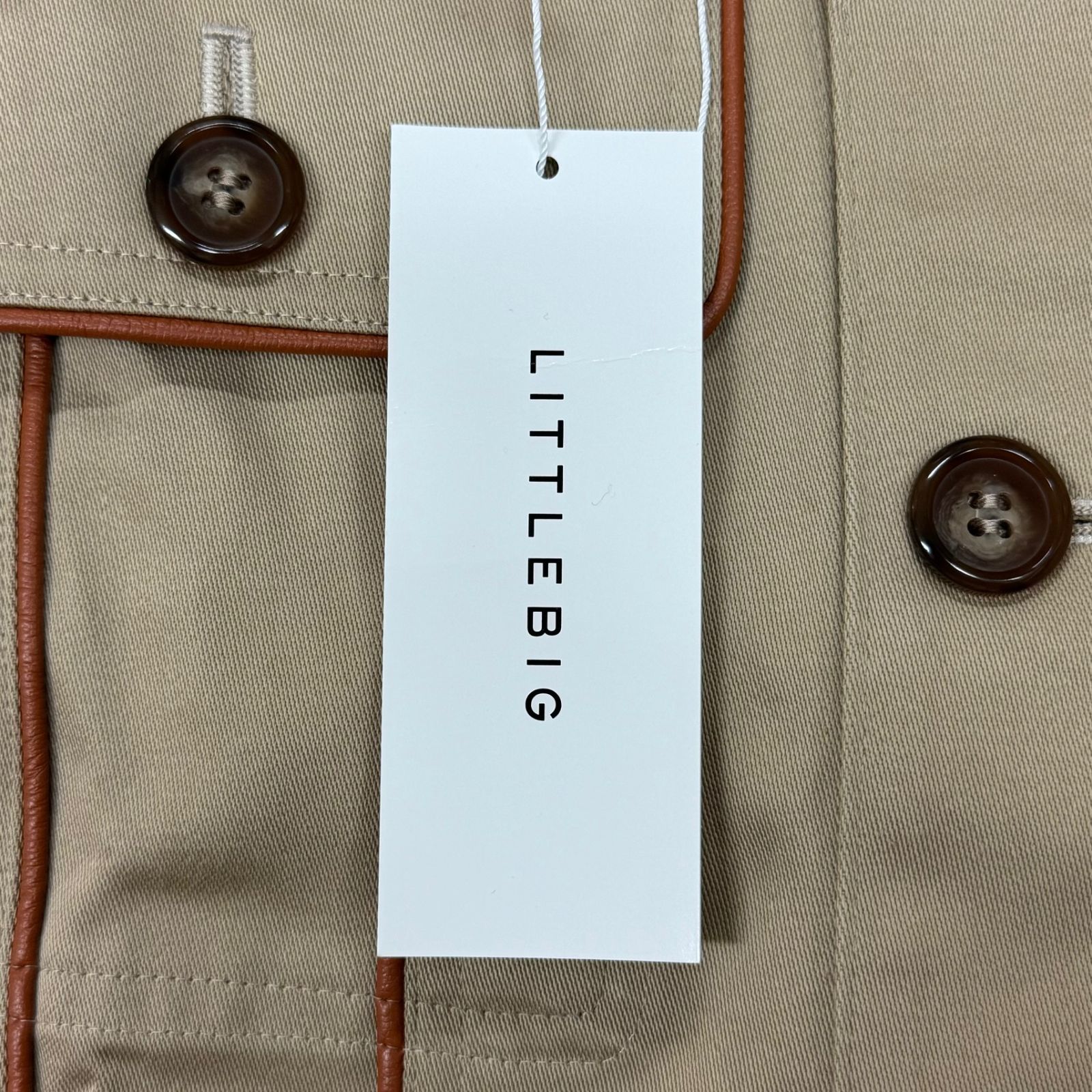 定価61600円 新品 LITTLEBIG 23SS Piping Satin Blouson パイピング 