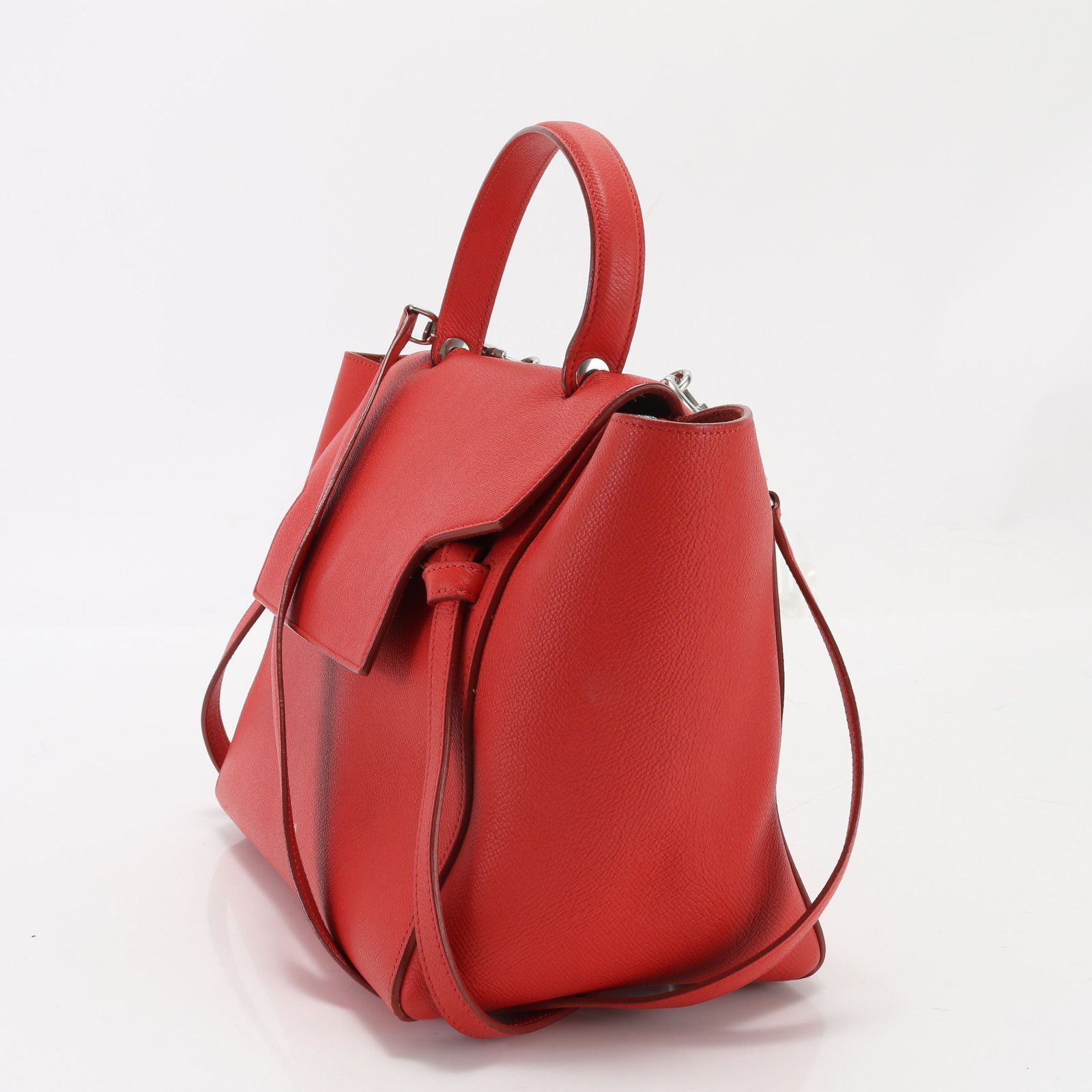 極美品 セリーヌ ミニ ベルトバッグ レザー 2WAY ショルダーバッグ 