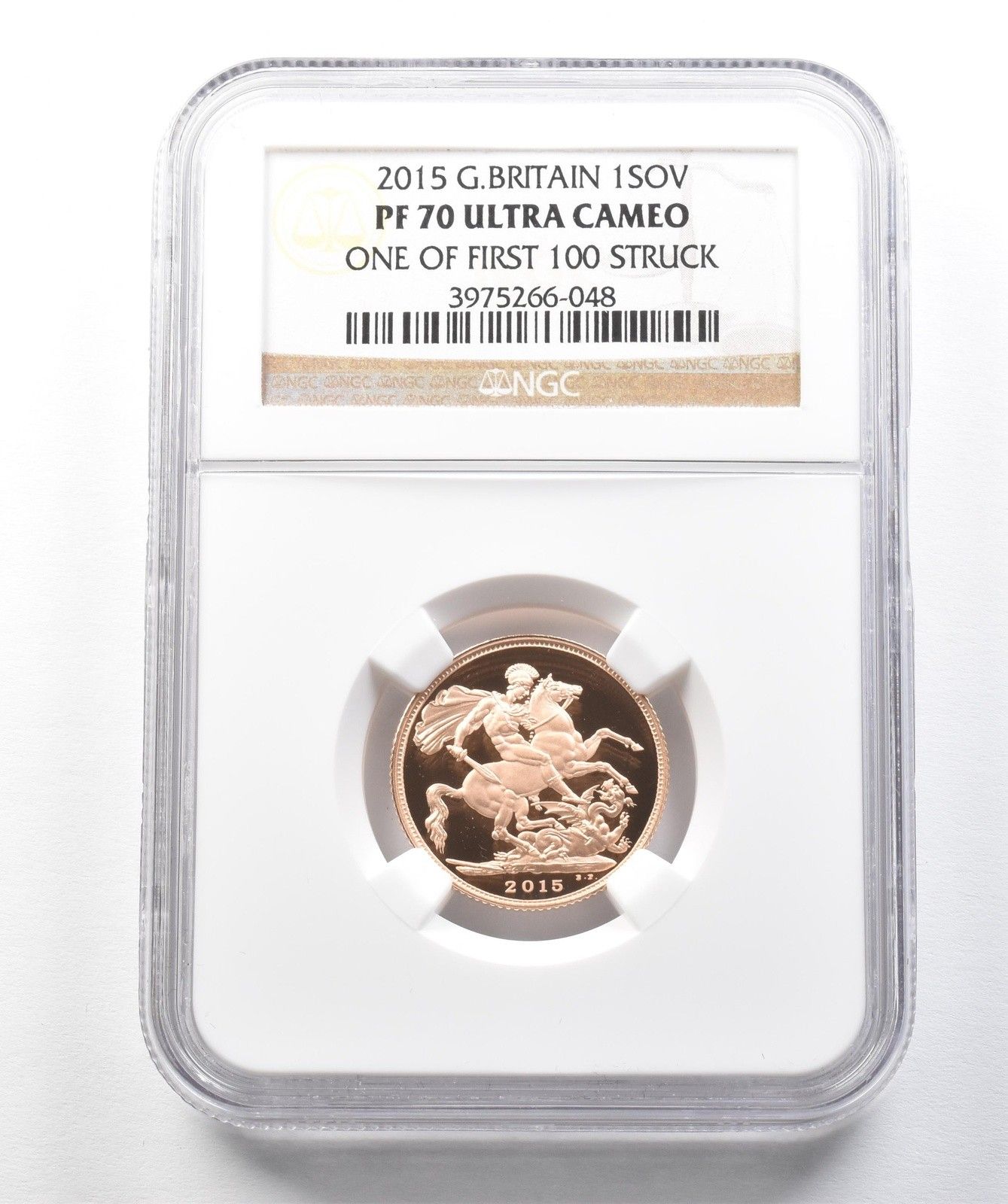 最高鑑定 2015年 イギリス ソブリン金貨 PF 70 最高鑑定 2015年 イギリス ソブリン金貨 PF 70 - メルカリ