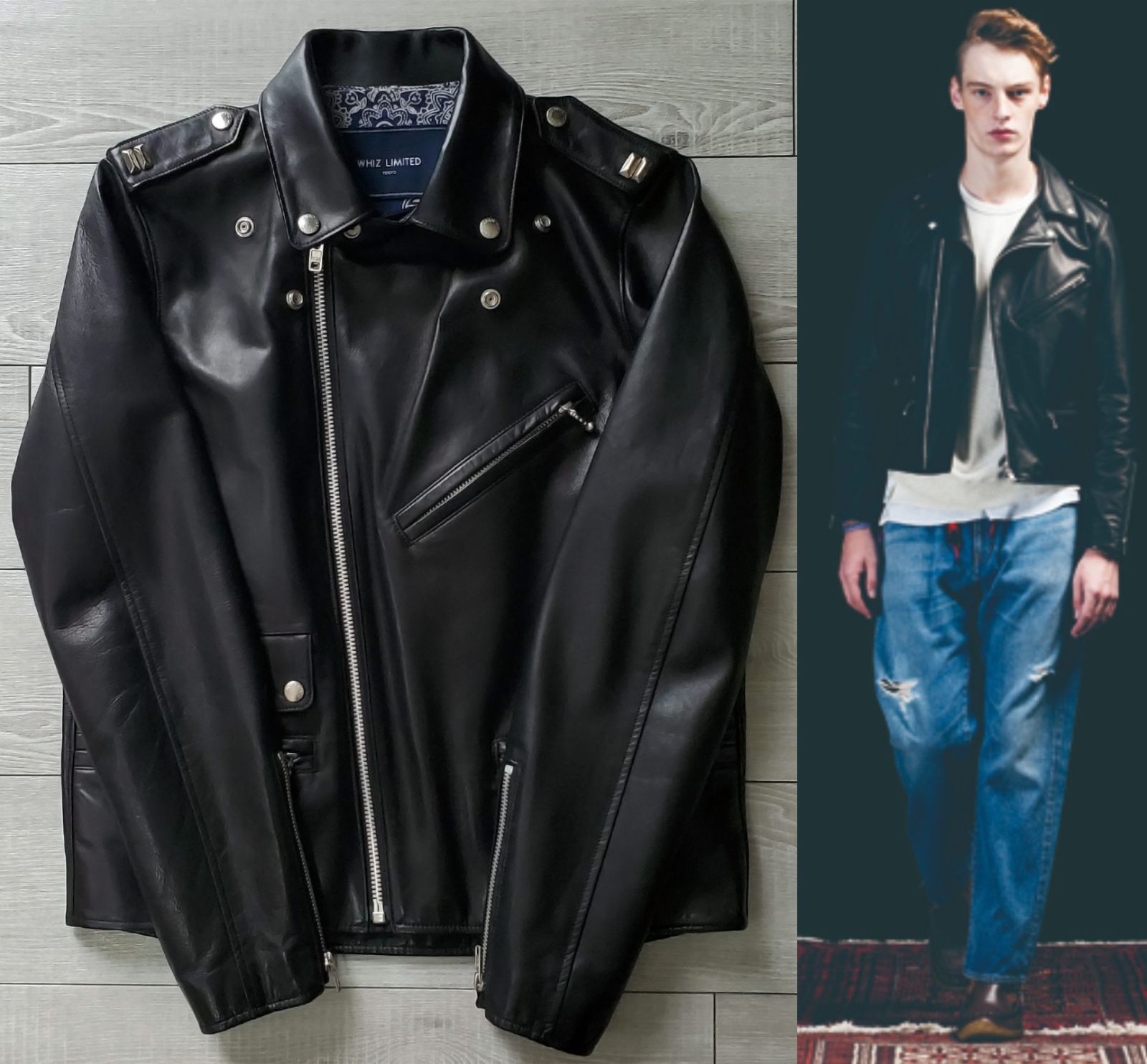 WHIZ LIMITED ウィズリミテッド□美品 2014SS 日本製 HANSEN
