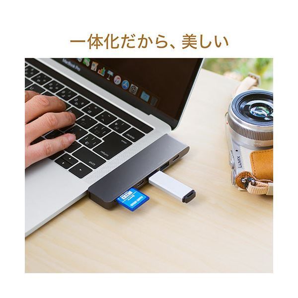 サンワダイレクト Type-Cドッキングステーション 7in2 MacBook Pro PD対応60W 400-ADR320GPD 1個 WWW_OPDRERGINERDOGAN_COM