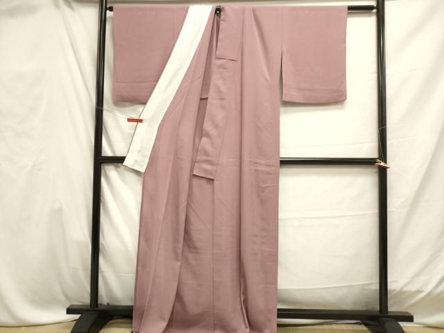 平和屋着物＊夏物 色無地 絽縮緬 御召茶色 正絹 逸品 未使用 DAAU2948ud