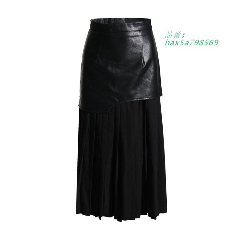 レザープツロングスカート韓国ファッ hax5a798569