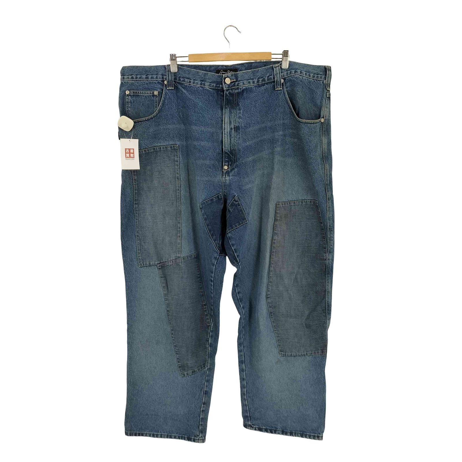 ショーンジョン Sean john BIG SIZE マルチパッチ バギーデニムパンツ 