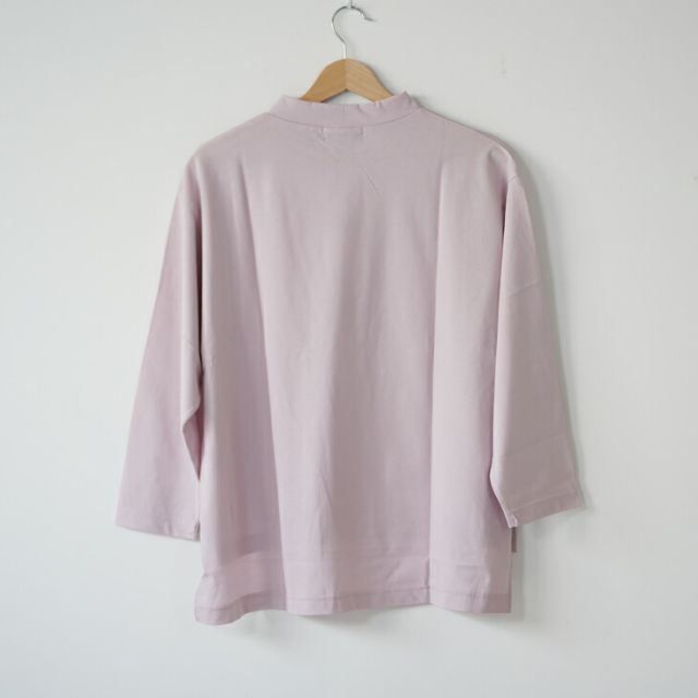 【SALE セール】FILUM | シナヤカヤヤモックプルオーバー (pink/white) | トップス シンプル お洒落 FILUM | シナヤカヤヤモックプルオーバー (pink/white