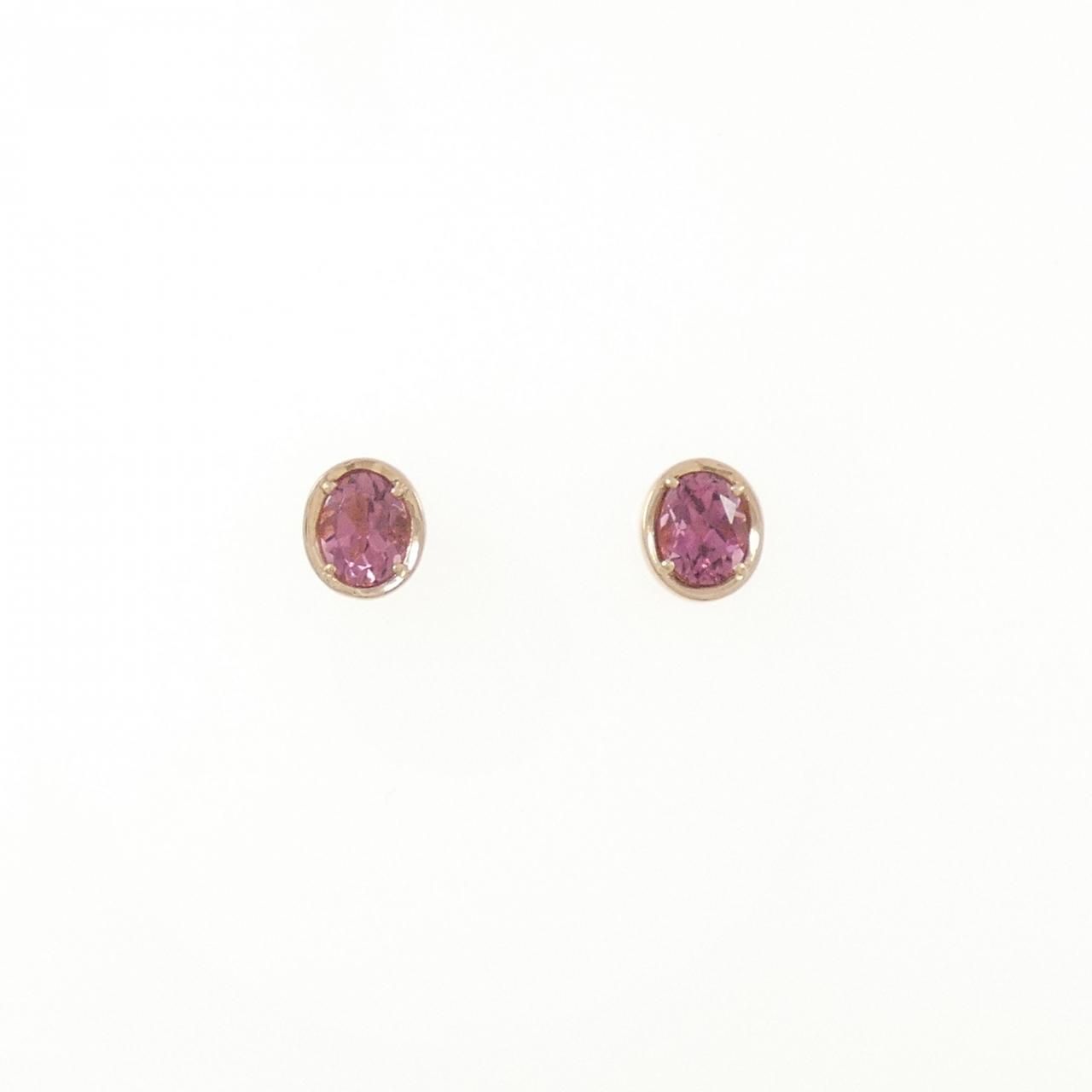 veretta 8va】サファイアピアス K18YG イエローゴールド アクセサリー