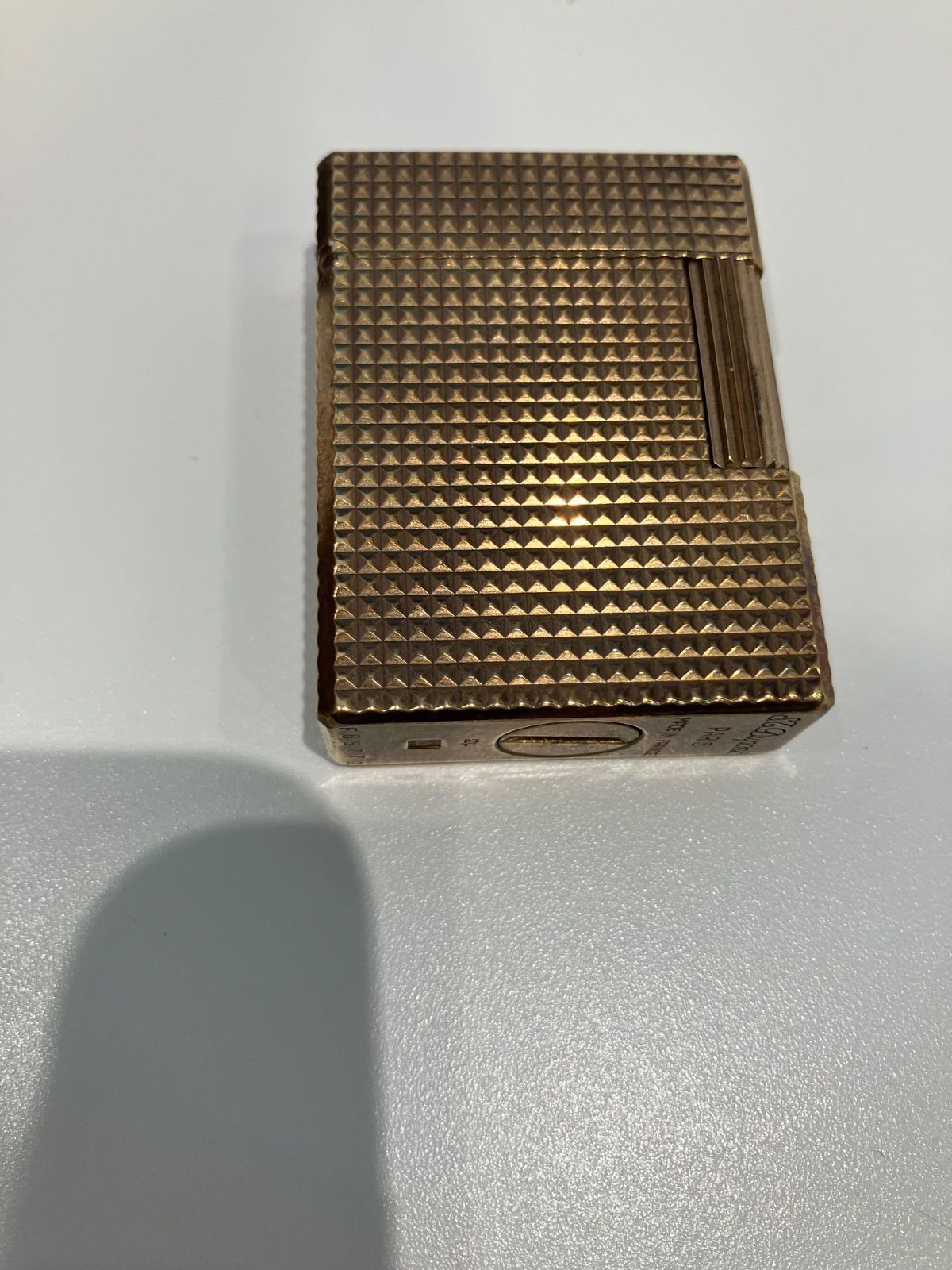 デュポンS.T.Dupont ガスライターライン1 -S ゴールド色 美品 【公式通販】