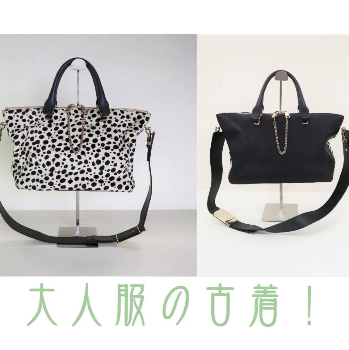 クロエ ダルメシアンbag Chloe（クロエ）/バッグ/べイリー/ダルメシアン柄 - メルカリ