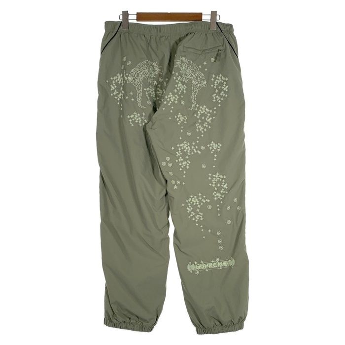 SUPREME シュプリーム 22 SS AOI Glow-in-the-Dark Track Pant 葵産業 グローインザダーク トラックパンツ オリーブ Size XL