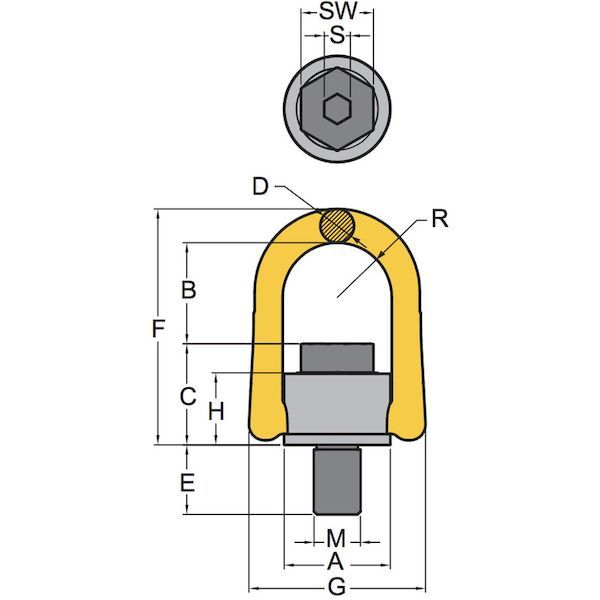 7営業日以内発送 在庫品 ＹＯＫＥ 8-231-010 アンカーポイント Ｍ１２ １．６ｔ 8231010 沖縄離島販売不可 HRDEVELOPMENT_JP
