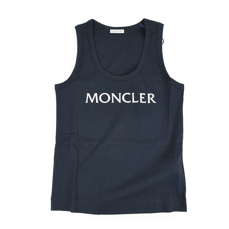 MONCLER モンクレール ネイビータンクトップレディース イタリア CANOTTA レディース